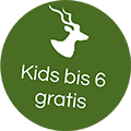 Kinder bis 6 Jahre gratis